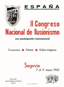 II Congreso Mágico Nacional de España - Segovia 1953